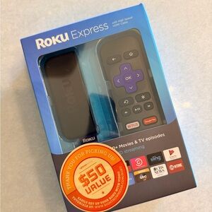 Roku Streaming Device with Blue Packaging
